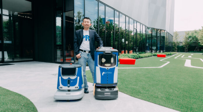 PRI เปิดตัว “น้องพรีโม่” หุ่นยนต์ส่งของ และทำความสะอาด เสริมแกร่งงานบริการภายในคอนโด หุ่นยนต์ส่งของ