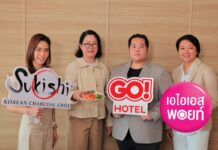 GO! HOTEL ร่วมกับ AIS และ Sukishi ปล่อยแพ็กเกจวันแม่โดนใจ “จ่ายครั้งแรกราคาเต็ม จ่ายครั้งต่อไปเท่าอายุคุณแม่!” GO! HOTEL ร่วมกับ AIS และ Sukishi ปล่อยแพ็กเกจวันแม่โดนใจ