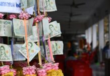 การเลี้ยงขันโตกเพื่อพระในวัด Photo ขันโตก