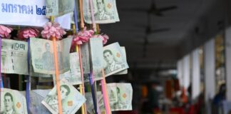 การเลี้ยงขันโตกเพื่อพระในวัด Photo ขันโตก