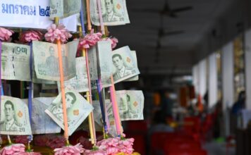 การเลี้ยงขันโตกเพื่อพระในวัด Photo ขันโตก